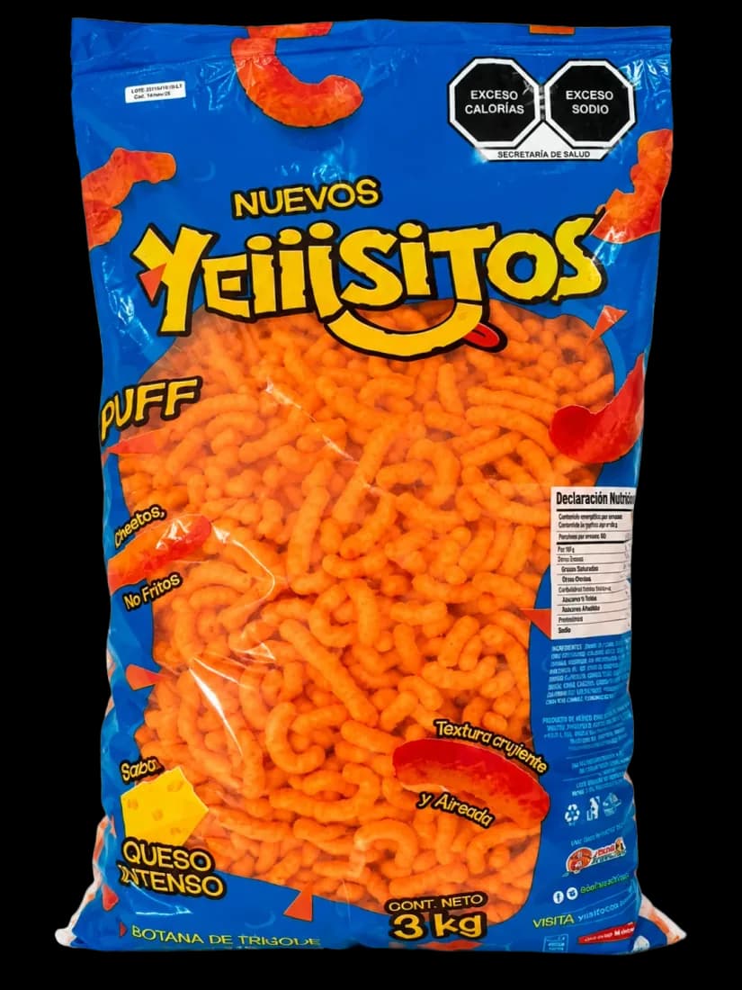 Yeiiisitos QUESO 3 Kilos