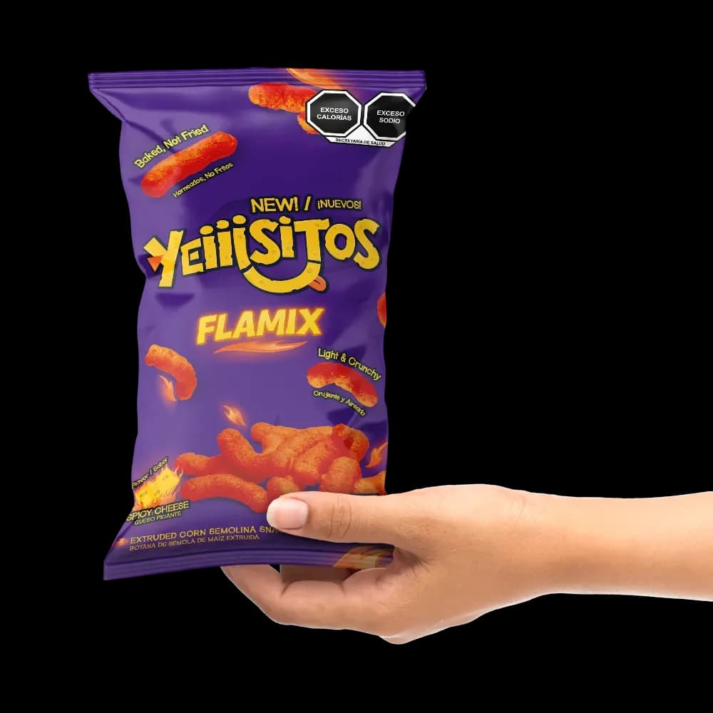 Mano con Yeiiisitos FLAMIX 60g