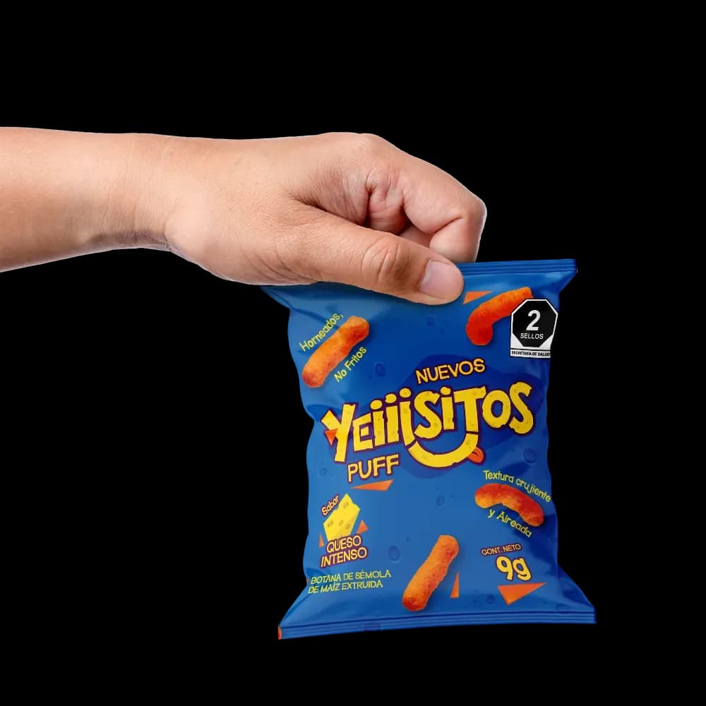 Mano con Yeiiisitos QUESO 9g
