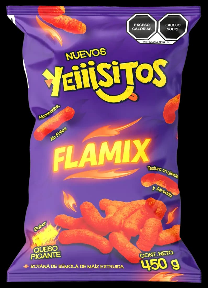 Yeiiisitos FLAMIX 450 gramos