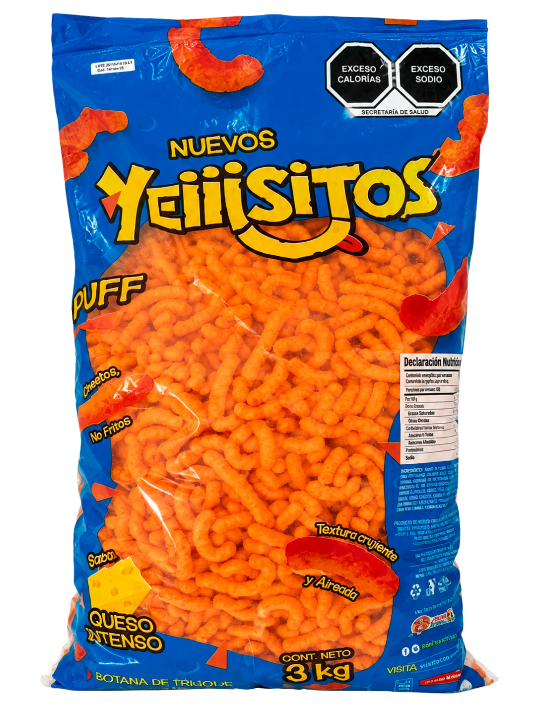 Yeiiisitos PUFF 3 Kilos